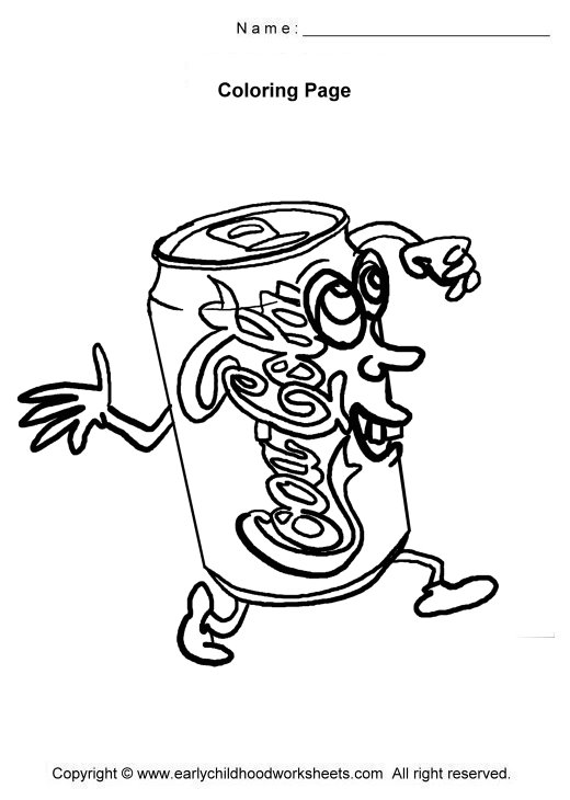 520x730 Funny Food Coloring Pages