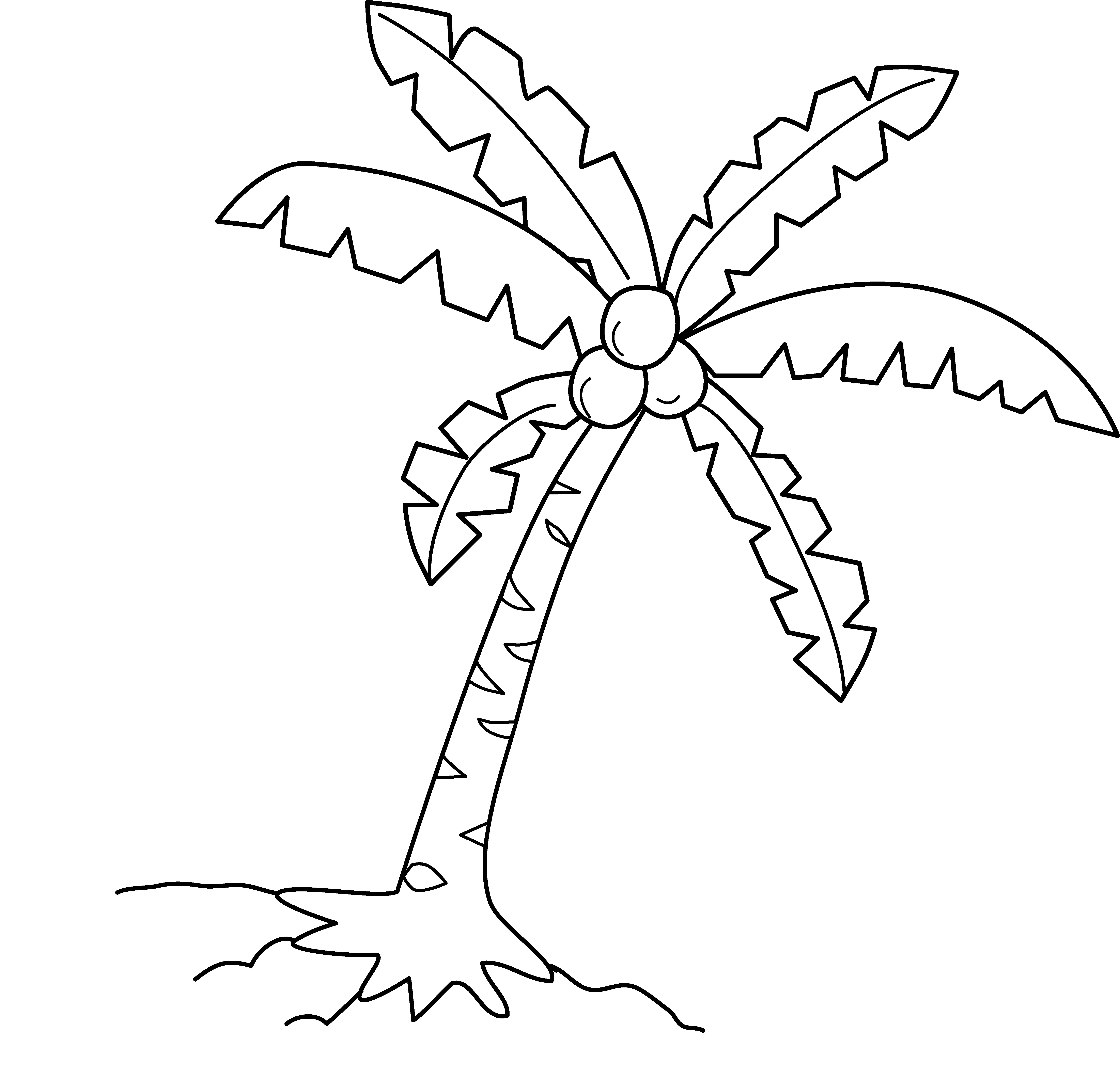 5528x5332 Free Coloring Pages Of Coconuts New Coconut Clipart Coloring Page