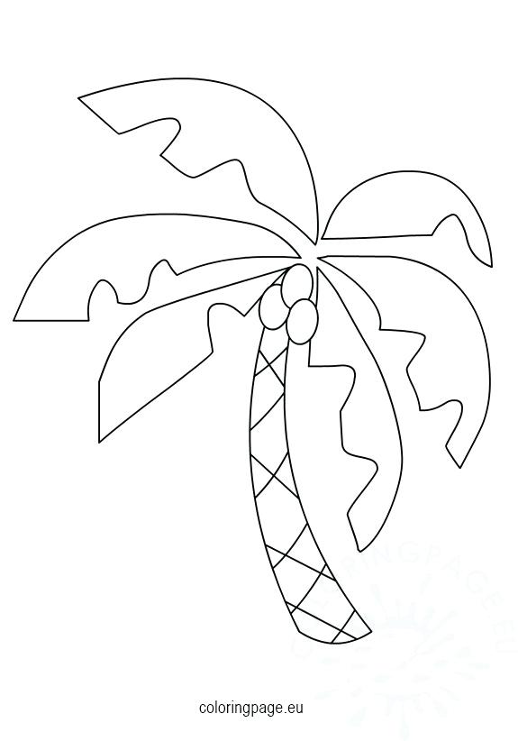 575x822 Coconut Tree Coloring Page Surfboard Coloring Pages Best Coloring
