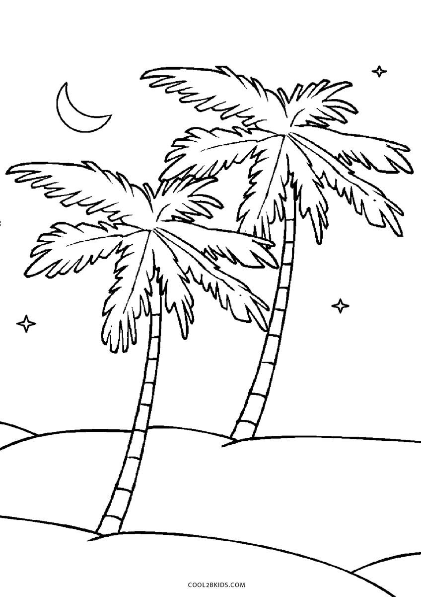 848x1200 Free Printable Tree Coloring Pages For Kids