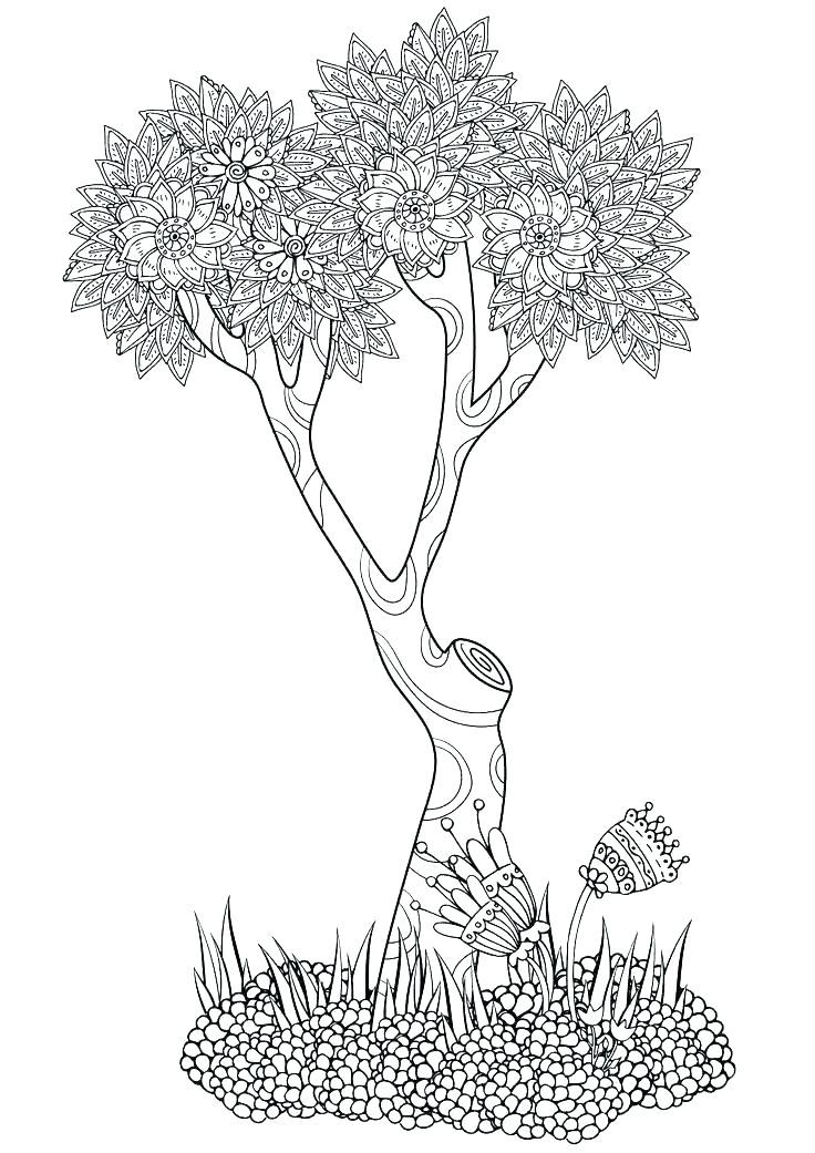736x1041 Palm Tree Coloring Page Coconut Tree Coloring Page Download