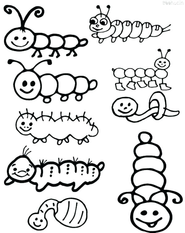 600x757 Caterpillar Coloring Page Caterpillar Coloring Pages