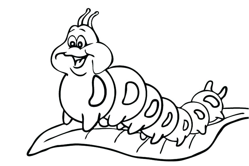 850x567 Caterpillar Coloring Page Caterpillar Coloring Sheet Caterpillar