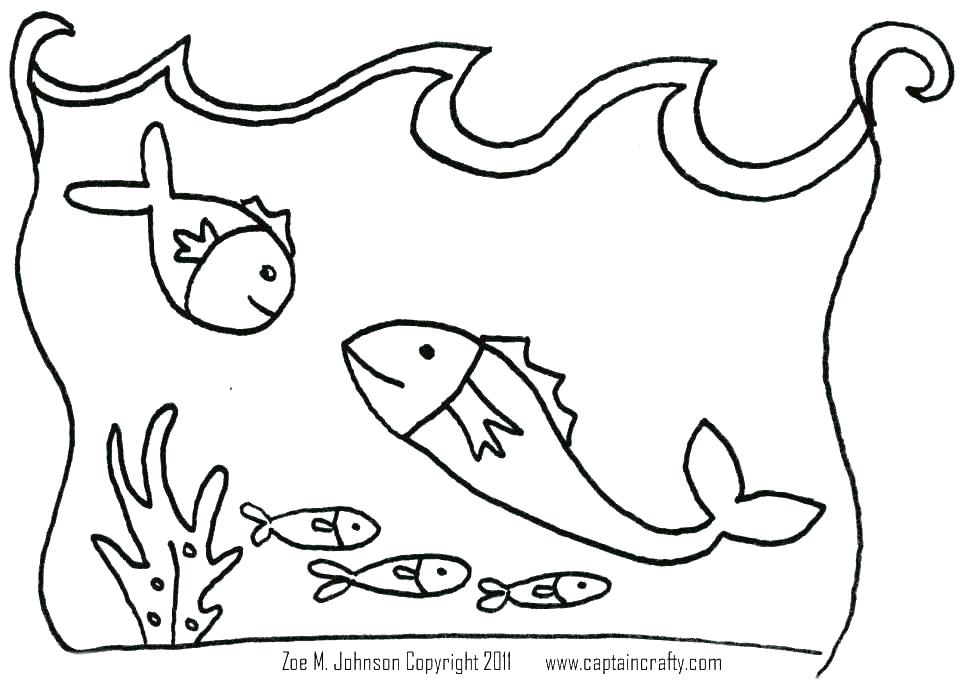 970x695 Coloring Fish Pages Coloring Pages Of Fishes Small Fish Coloring