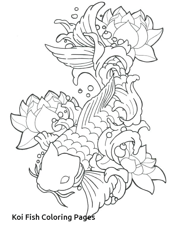600x791 Koi Fish Coloring Pages Fish Coloring Pages Fish Coloring Pages