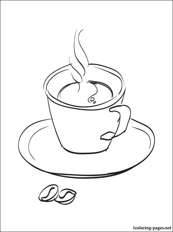 560x750 Coffee Coloring Page Coloring Pages