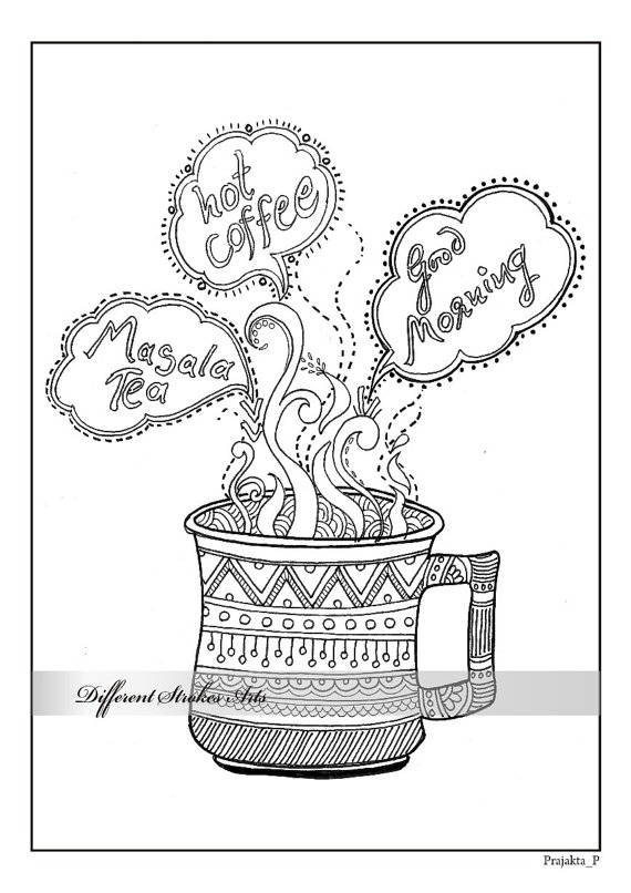 570x806 Coloring Page Adult Coloring Page Printable Coloring Pages