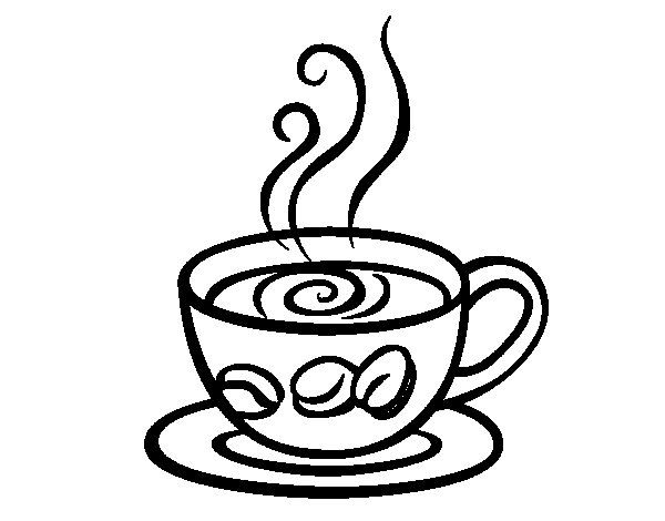 600x470 Espresso Coffee Coloring Page I Coffee Espresso