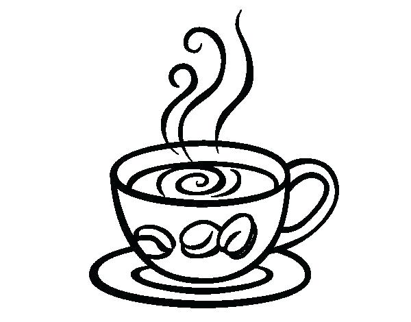 600x470 Coffee Mug Template Coloring Page Cup Of Coffee Coloring Page