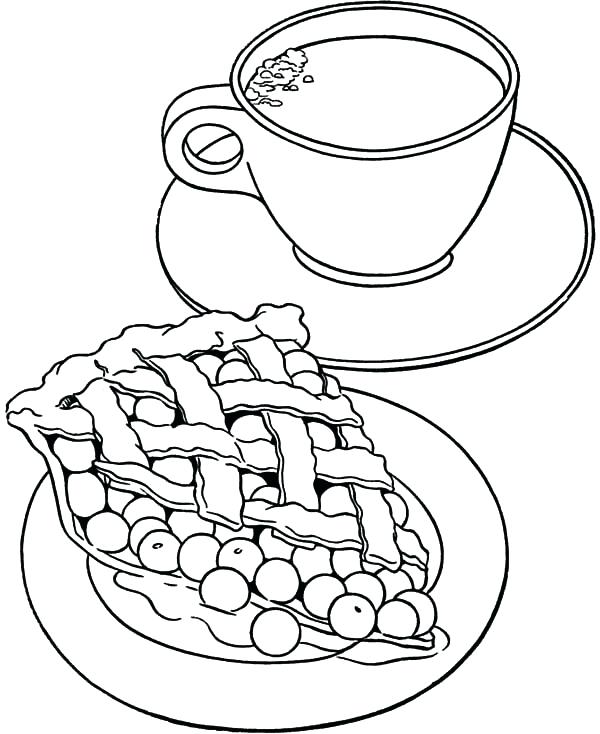 600x734 Tea Cup Coloring Page Coffee Cup Coloring Pages Color Art Therapy