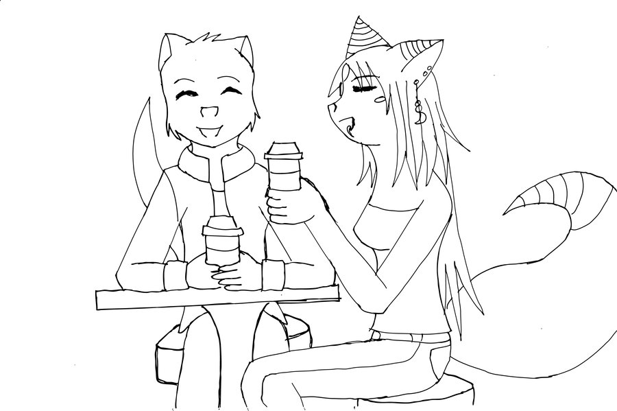 900x599 Coffee Shop Coloring Pages