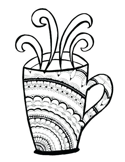 400x518 Dunkin Donuts Coloring Pages Printable Coloring Coffee
