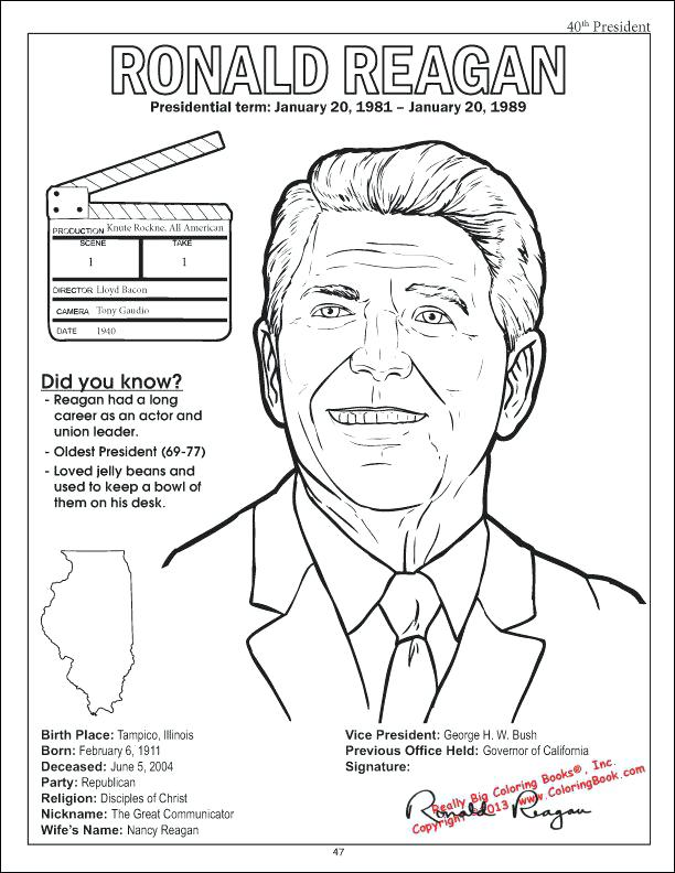 612x792 Presidents Coloring Pages Best Cold War For Kids Images On History