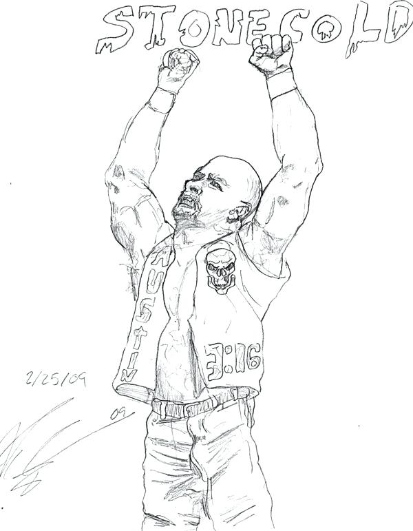 600x771 Steve Coloring Pages Stone Cold