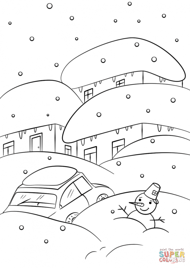 728x1029 Fun Weather Coloring Pages For Kids Spring Time Cold Sheets Sheet