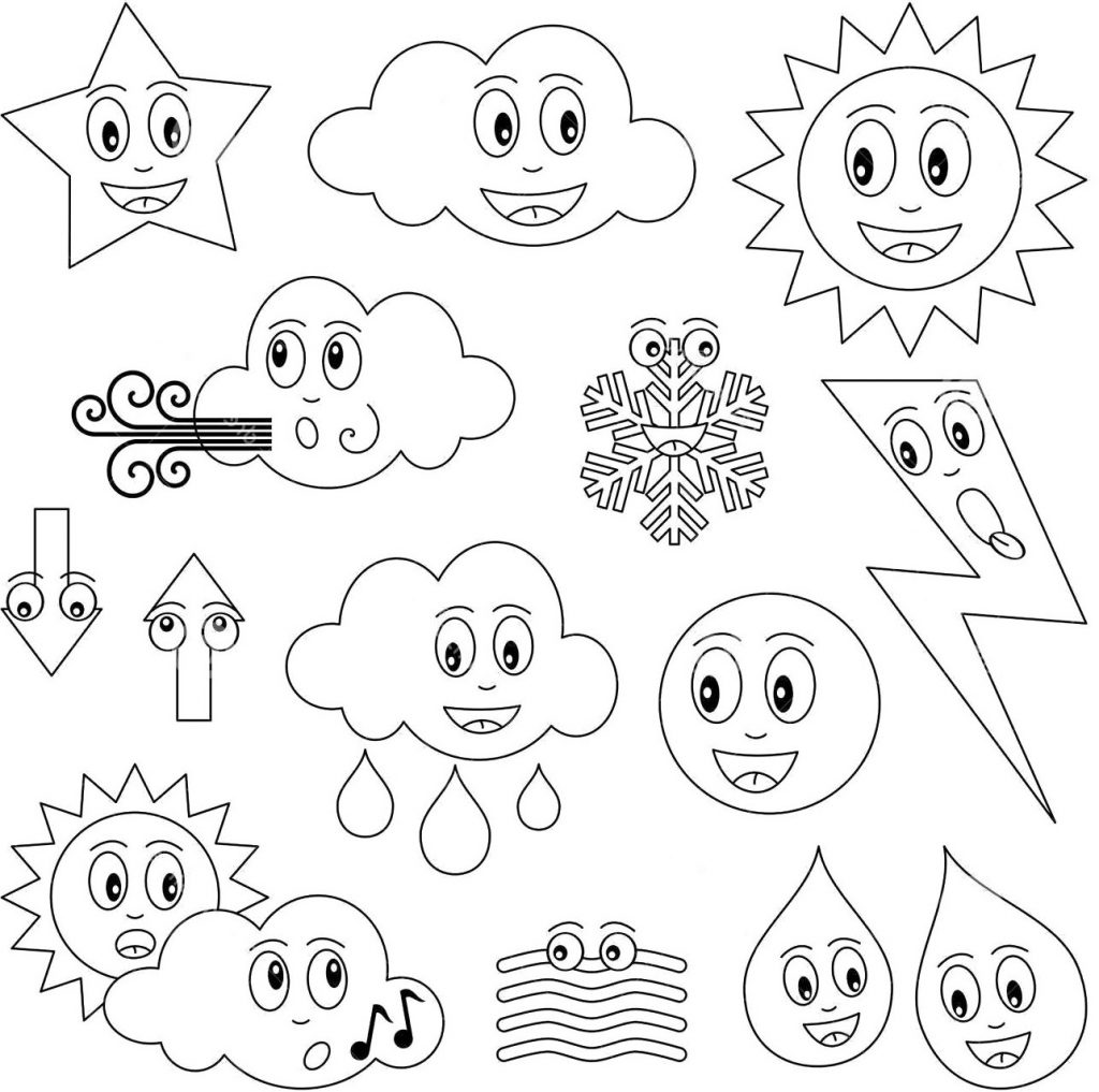 1024x1017 Beautiful Design Weather Coloring Pages Cool Weather Coloring