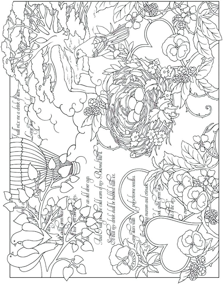 750x955 Collage Coloring Pages