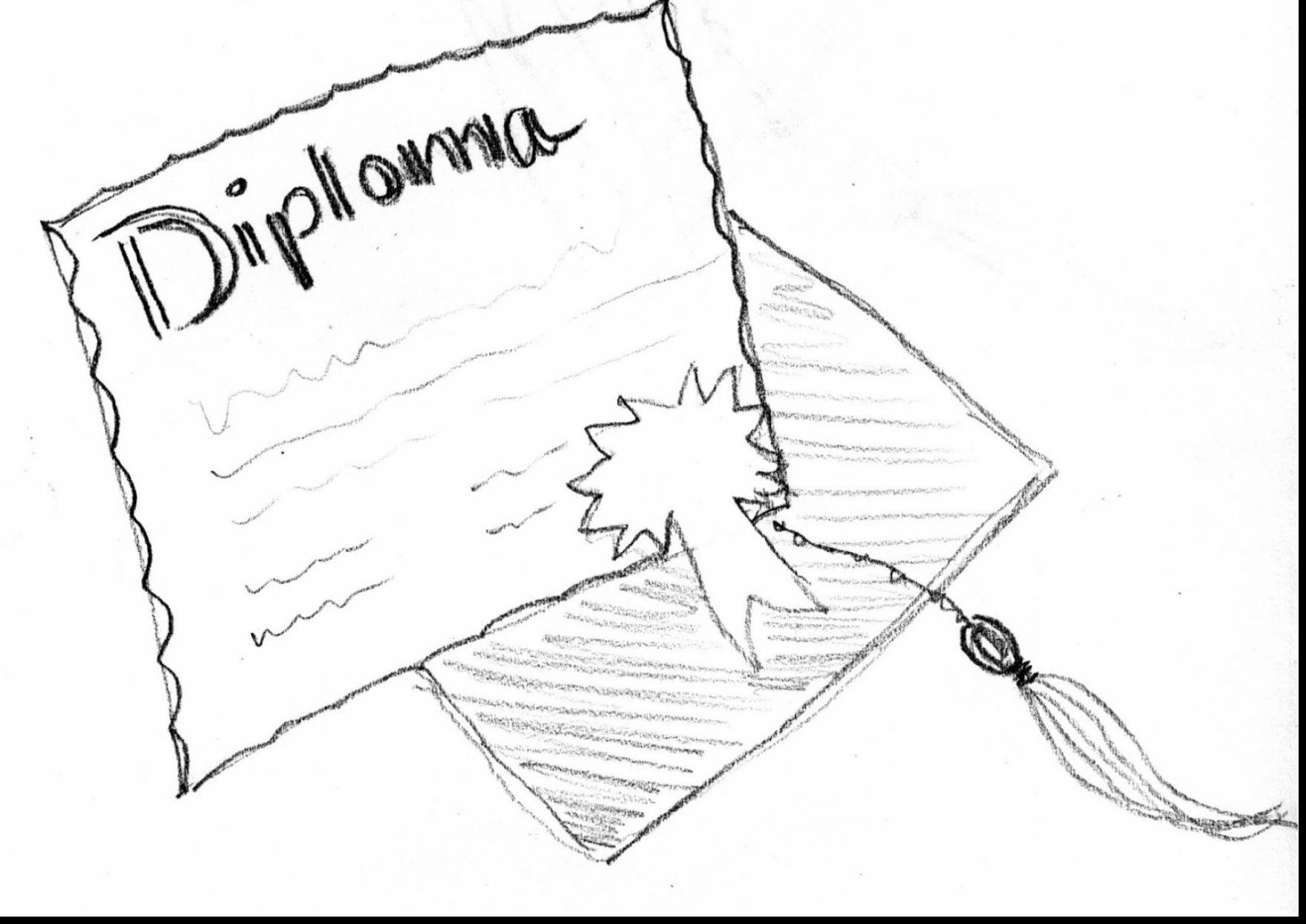 1760x1245 Graduation Coloring Pages