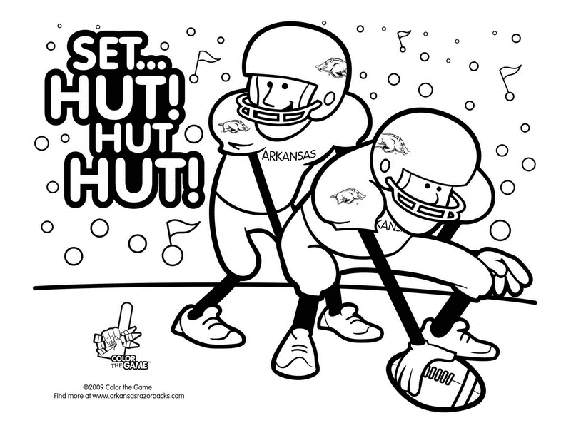 800x600 Football Coloring Pages For Kids Download