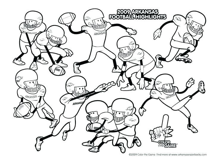 736x552 College Football Coloring Pages