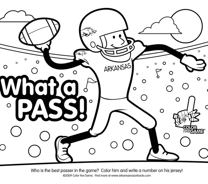 678x600 College Football Coloring Pages Football Coloring Pages Super Bowl