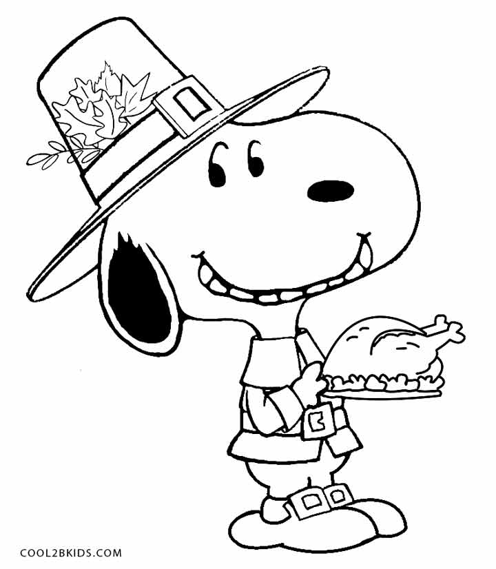 720x826 Charlie Brown Thanksgiving Coloring Pages