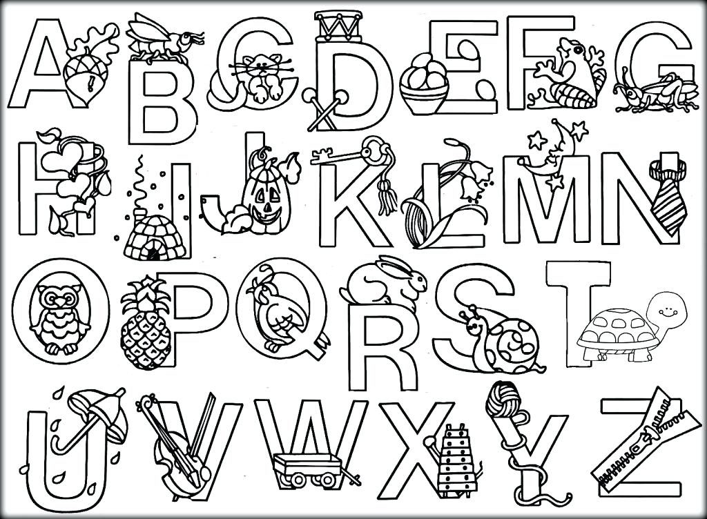 1024x752 Free Alphabet Coloring Pages Or Alphabet For Toddlers Printable