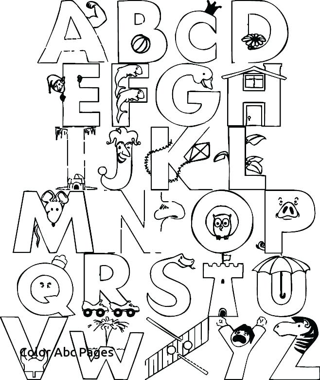 658x780 Alphabet Coloring Pages Pdf Alphabet Coloring Pages Animal