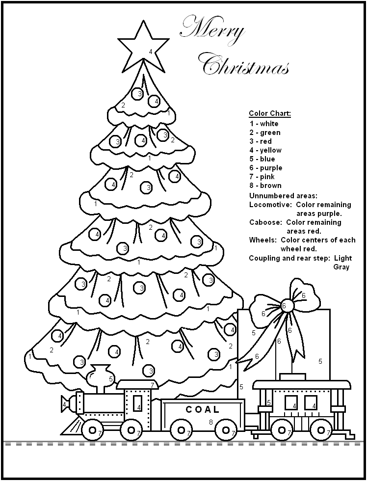 748x980 Free Printable Christmas Color
