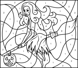256x226 Halloween Coloring Pages