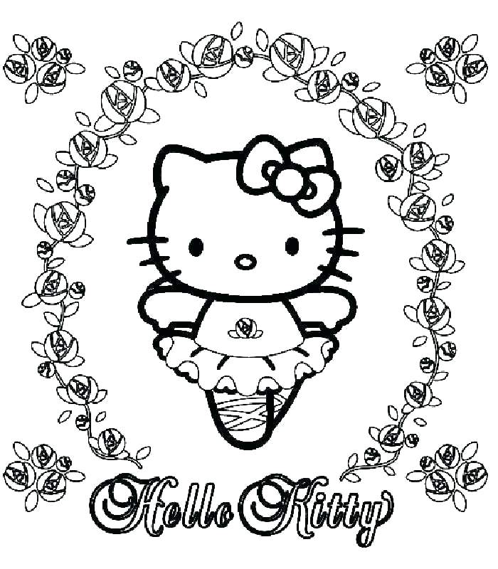700x800 Hello Kitty Free Coloring Pages Hello Kitty Valentine Coloring