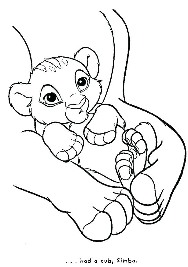 615x872 Lion Guard Coloring Book Together With Baby Lion Coloring Pages