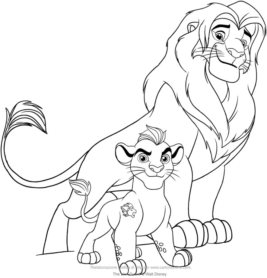869x905 Lion Guard Coloring Pages Image High Definition Disney Free