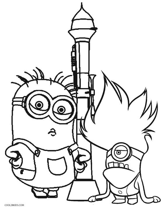 576x715 Printable Despicable Me Coloring Pages For Kids