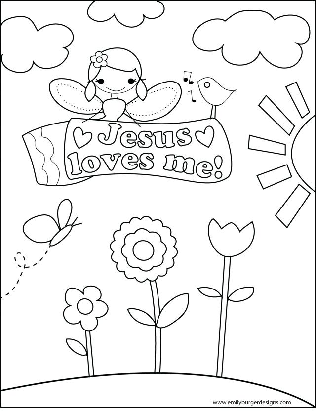 640x836 Bible Coloring Pages Jesus Loves Me Vanda