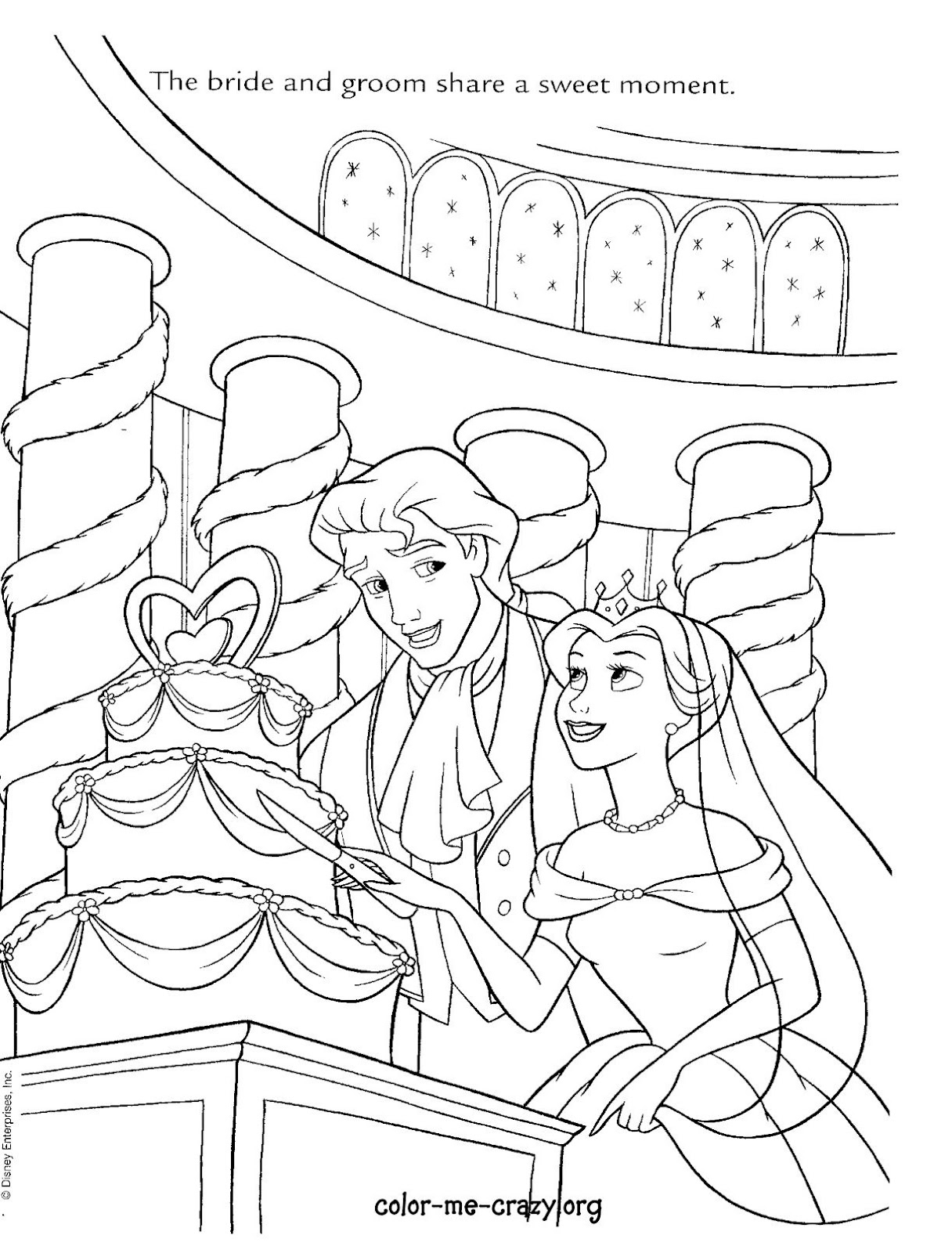 1216x1600 Wedding Coloring Pages Best Of Colormecrazy Disney Wedding Wishes