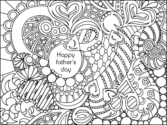 700x524 Coloring Pages For Adults Flowers Happy Fathers Day Cloud
