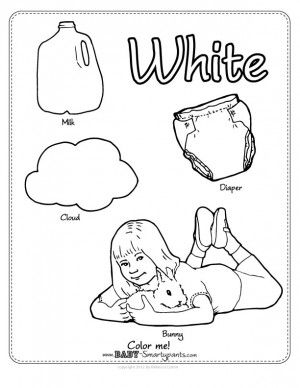 Color White Coloring Pages