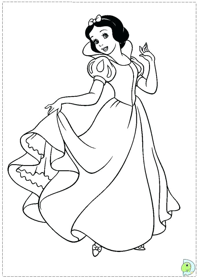 684x960 Snow White Printable Coloring Pages
