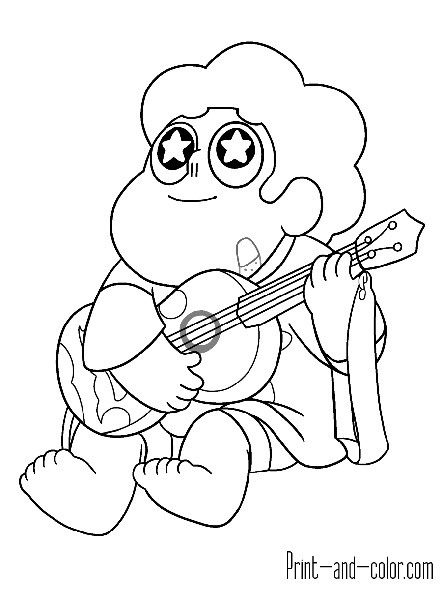900x1200 Steven Universe Coloring Pages Print