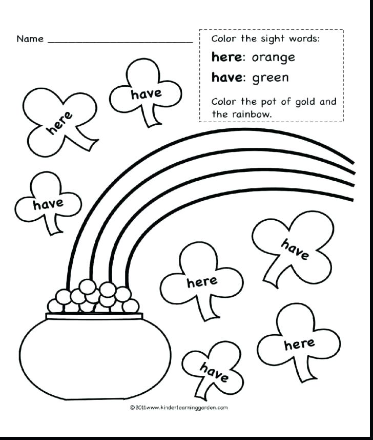 728x857 Sight Word Coloring Pages Spring