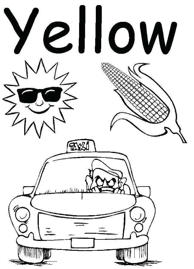 650x900 Yellow Coloring Page Color The Sun Yellow Coloring Page Sun Twisty