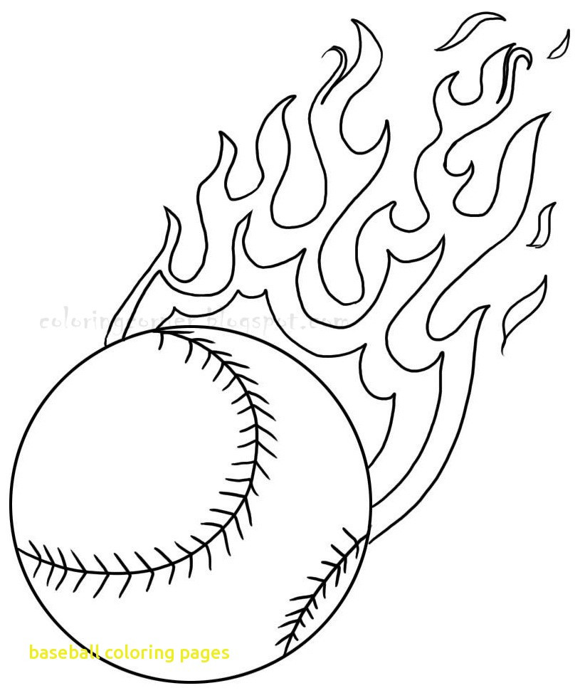 815x974 Baseball Coloring Pages Co Cool