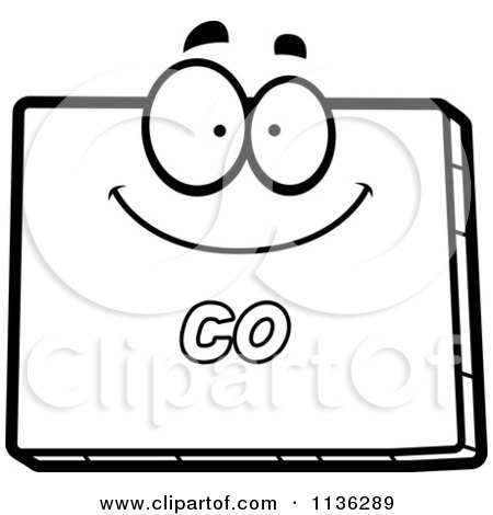 450x470 Cartoon Clipart Of An Outlined Happy Colorado State Character