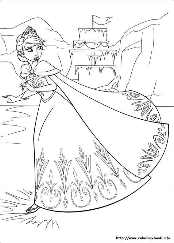 567x794 Frozen Coloring Pages On Coloring