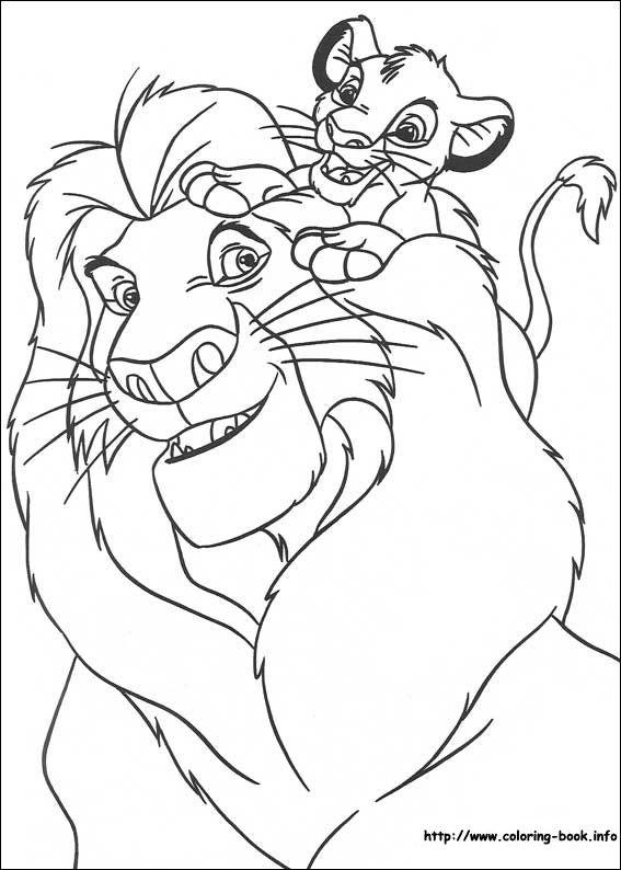 567x794 Lion King Coloring Pages