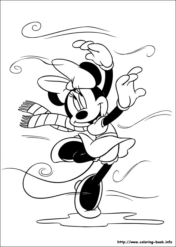 567x794 Minnie Mouse Coloring Pages On Coloring