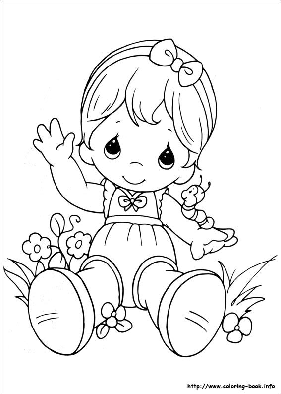 567x794 Precious Moments Coloring Picture