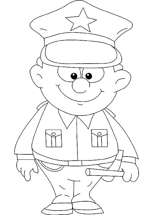 522x720 Policeman Coloring Pages New Policeman Coloring Page Background