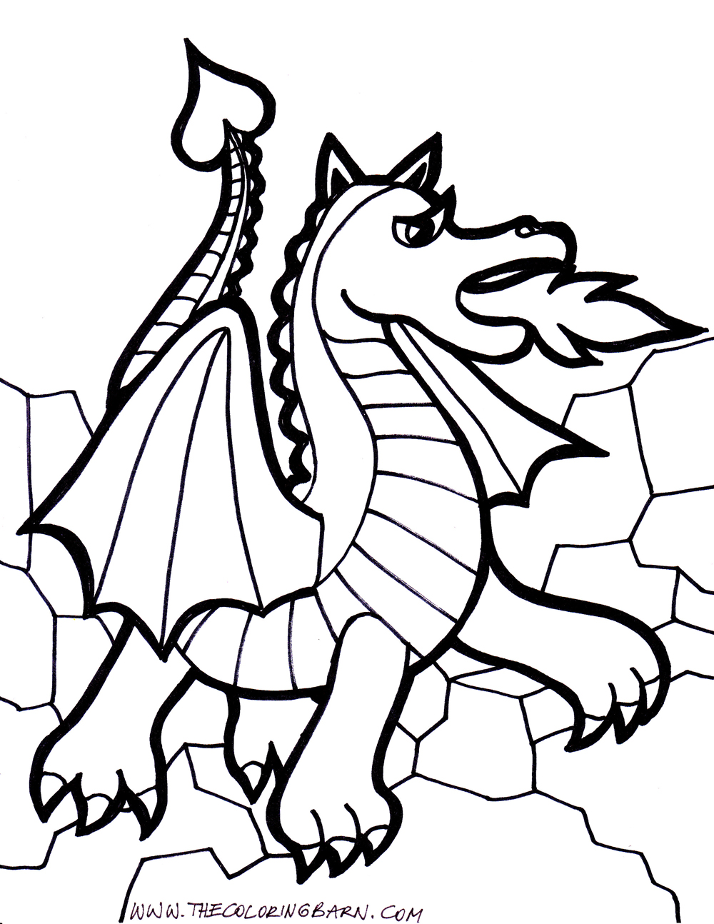 1000x1294 Wondrous Inspration Coloring Pages Dragons Dragon With Banner Site